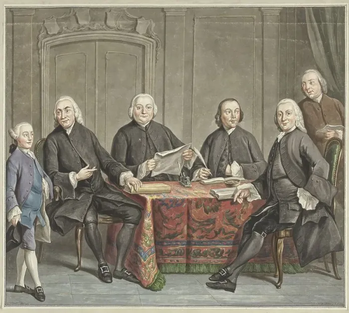 Framed Print : Regency piece, 1789. Creator: Jan Bulthuis Framed Print : Regency piece, 1789. Creator: Jan Bulthuis