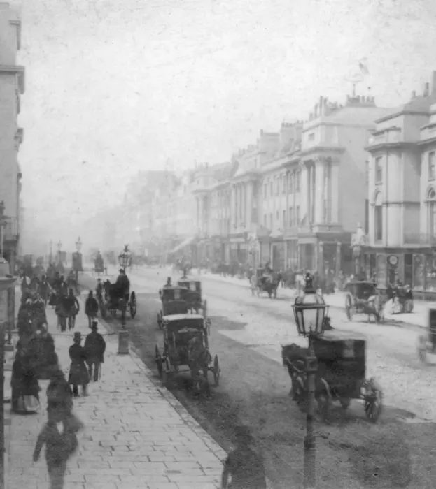 Framed Print : Regent Street, London, 1892 Framed Print : Regent Street, London, 1892