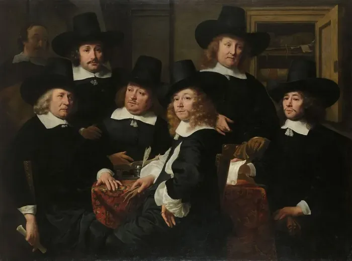 Framed Print : Six Regents and the Beadle of the Nieuwezijds Institute for the Outdoor Relief of the Poor, Amsterda Creator: Ferdinand Bol Framed Print : Six Regents and the Beadle of the Nieuwezijds Institute for the Outdoor Relief of the Poor, Amsterda Creator: Ferdinand Bol