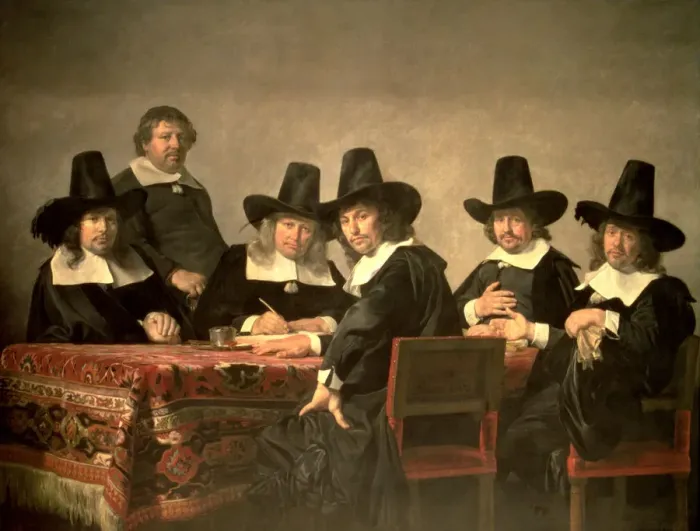 Framed Print : The regents of the orphanage of Haarlem, 1663 Framed Print : The regents of the orphanage of Haarlem, 1663