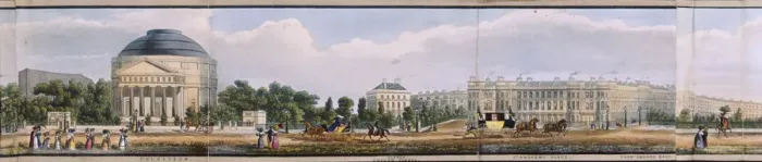 Framed Print : Regents Park, London, 1831 Framed Print : Regents Park, London, 1831