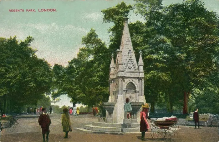 Framed Print : Regents Park, London, c1910 Framed Print : Regents Park, London, c1910
