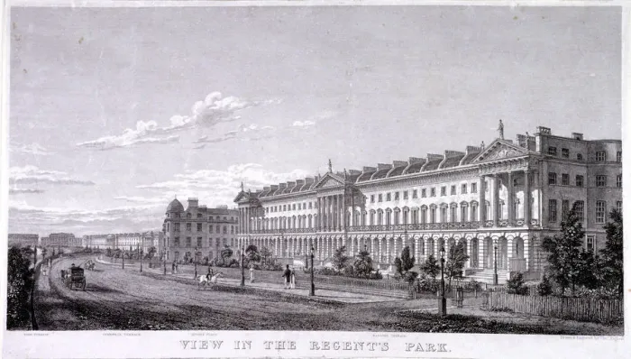 Framed Print : Regents Park, Marylebone, London, c1830. Artist: Thomas Higham Framed Print : Regents Park, Marylebone, London, c1830. Artist: Thomas Higham