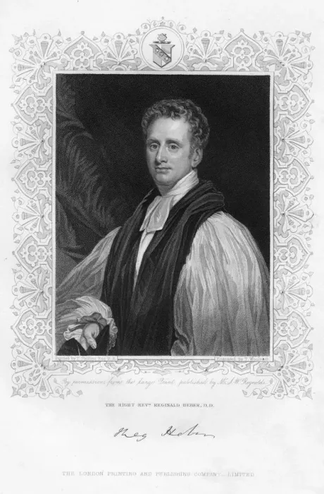 Framed Print : Reginald Heber (1783-1826), Bishop of Calcutta, 19th century. Artist: Thomas A Woolnoth Framed Print : Reginald Heber (1783-1826), Bishop of Calcutta, 19th century. Artist: Thomas A Woolnoth