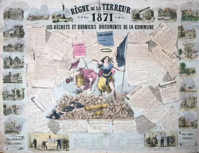 Framed Print : Regne de la Terreur, Paris Commune, 1871 Framed Print : Regne de la Terreur, Paris Commune, 1871