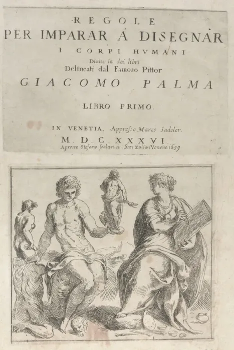 Framed Print : Regole per Imparar a Disegnar i corpi humani... Giacomo Palma Libro P... 1636 (republished 1659). Creator: Jacopo Palma Framed Print : Regole per Imparar a Disegnar i corpi humani... Giacomo Palma Libro P... 1636 (republished 1659). Creator: Jacopo Palma
