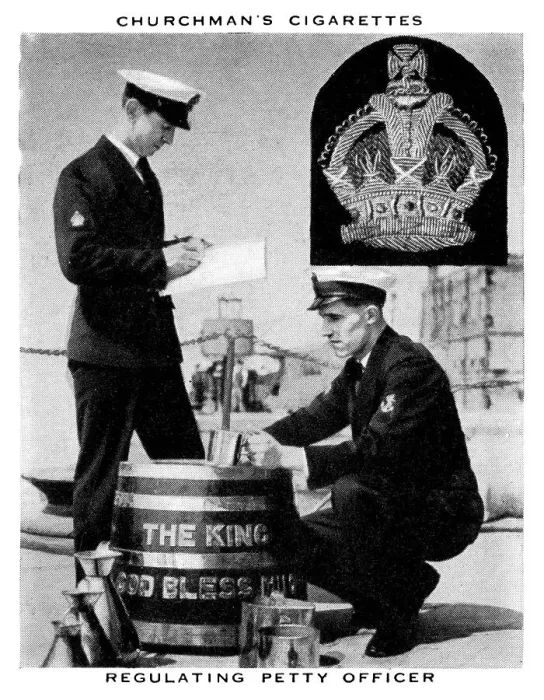 Framed Print : Regulating Petty Officer, 1937. Artist: WA & AC Churchman Framed Print : Regulating Petty Officer, 1937. Artist: WA & AC Churchman