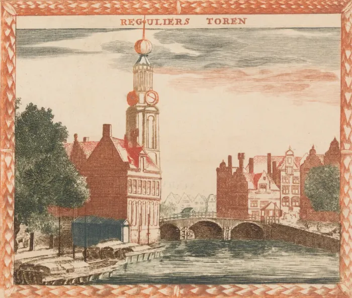 Framed Print : Reguliers Toren, in: Tooneel Der Voornaamste Nederlands Huizen, En Lust Hoven Framed Print : Reguliers Toren, in: Tooneel Der Voornaamste Nederlands Huizen, En Lust Hoven