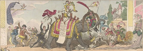The Rehearsal or the Baron and the Elephant, January 1, 1812. January 1, 1812