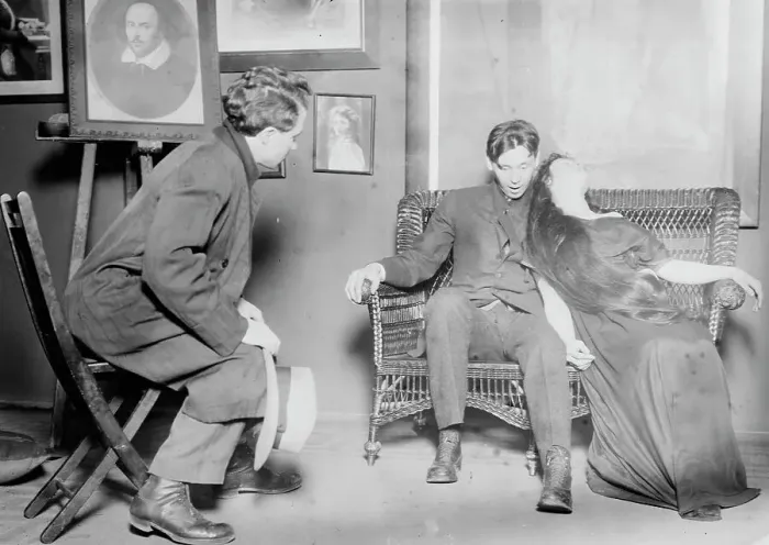 Framed Print : Rehearsal, Futurist Play House, between c1910 and c1915. Creator: Bain News Service Framed Print : Rehearsal, Futurist Play House, between c1910 and c1915. Creator: Bain News Service