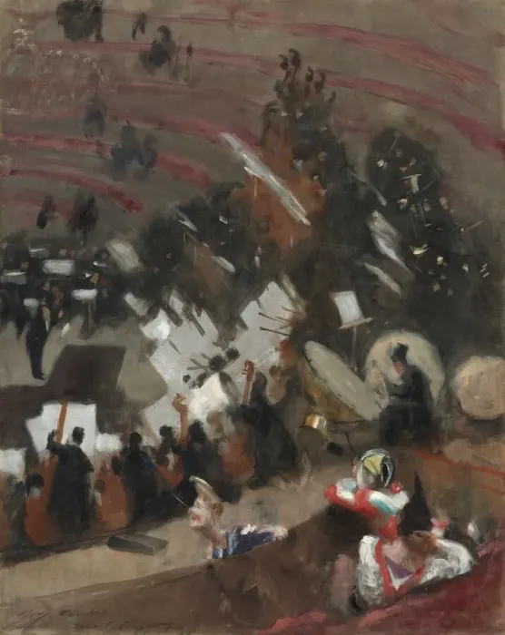 Framed Print : Rehearsal of the Pasdeloup Orchestra at the Cirque d Hiver, c. 1879 Framed Print : Rehearsal of the Pasdeloup Orchestra at the Cirque d Hiver, c. 1879