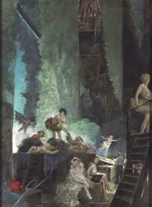 Framed Print : Rehearsal at Teatro alla Scala, Early 1930s. Creator: Fortuny y Madrazo, Mariano (1871-1949) Framed Print : Rehearsal at Teatro alla Scala, Early 1930s. Creator: Fortuny y Madrazo, Mariano (1871-1949)