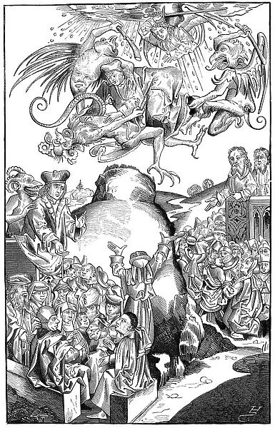 The Reign of Antichrist, 1493. Artist: Michel Volgemuth