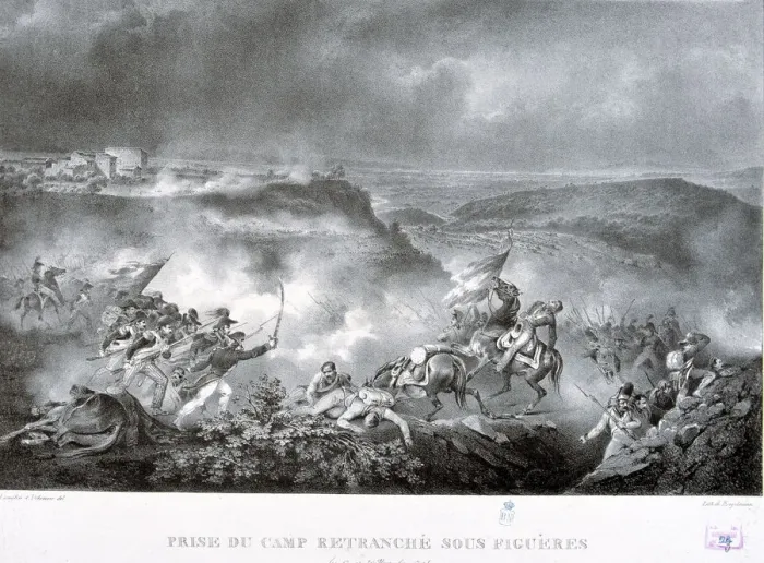 Framed Print : Reign of Charles IV (1748-1819), taking of Figueras (Girona) by French troops Framed Print : Reign of Charles IV (1748-1819), taking of Figueras (Girona) by French troops
