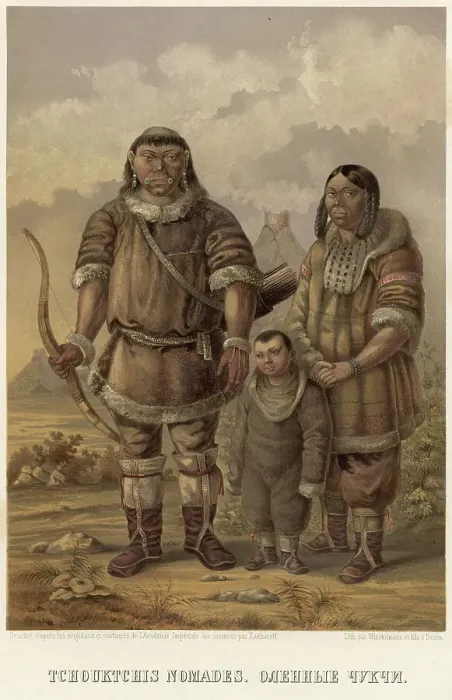 Framed Print : Reindeer Chukchi, 1862. Creator: Zakharov Framed Print : Reindeer Chukchi, 1862. Creator: Zakharov