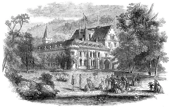 Reinhardsbrunn, a country seat of the Duke of Saxe-Coburg-Gotha, 1860. Creator: Unknown