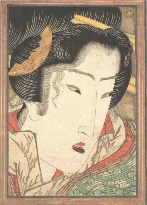 Framed Print : Rejected Geisha from Passions Cooled by Springtime Snow, 1824. Creator: Ikeda Eisen Framed Print : Rejected Geisha from Passions Cooled by Springtime Snow, 1824. Creator: Ikeda Eisen
