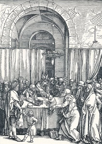 The Rejection of Joachims Offering, 1506 (1906). Artist: Albrecht Durer