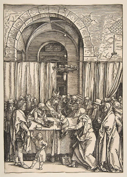 The Rejection of Joachims Offering, from The Life of the Virgin, ca. 1504