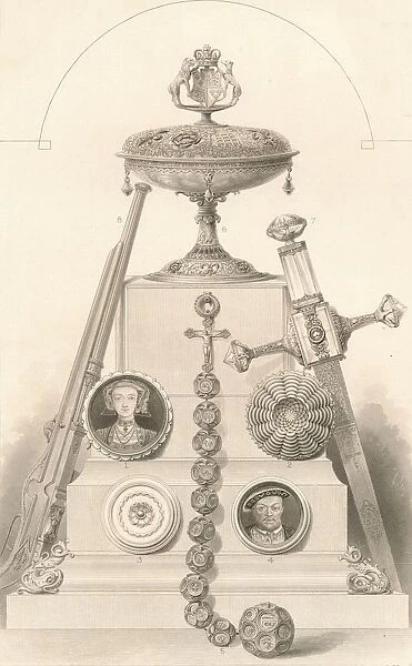 Relics Associated with Henry VIII, 1882, (1886). Artists: Robert Anderson, Charles Lawrie