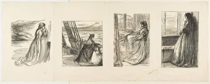 Framed Print : The Relief Fund in Lancashire, The Majors Daughter, The Morning Before the Massacre of Framed Print : The Relief Fund in Lancashire, The Majors Daughter, The Morning Before the Massacre of