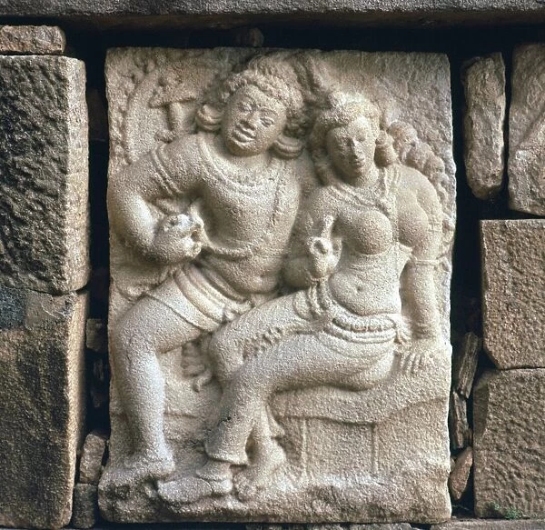 Relief of lovers at Isurumuni in Sri Lanka, 4th century