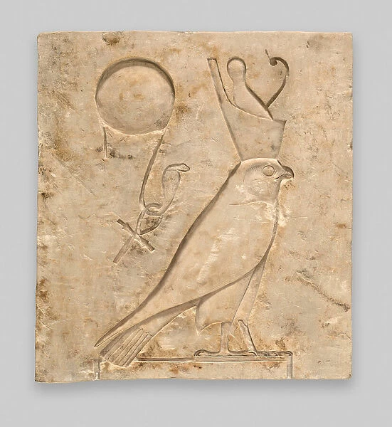 Relief Plaque Depicting the God Horus as a Falcon, Egypt