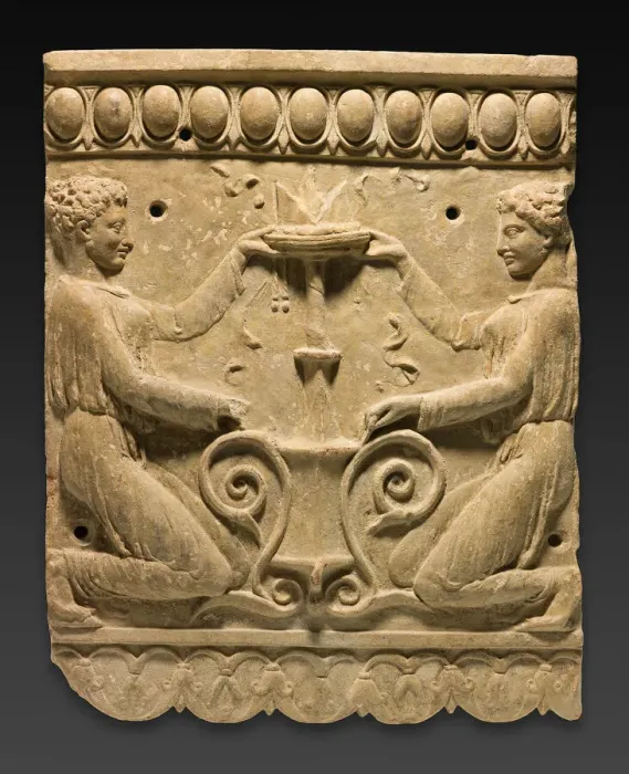 Framed Print : Relief Plaque, Early 1st century. Creator: Unknown Framed Print : Relief Plaque, Early 1st century. Creator: Unknown