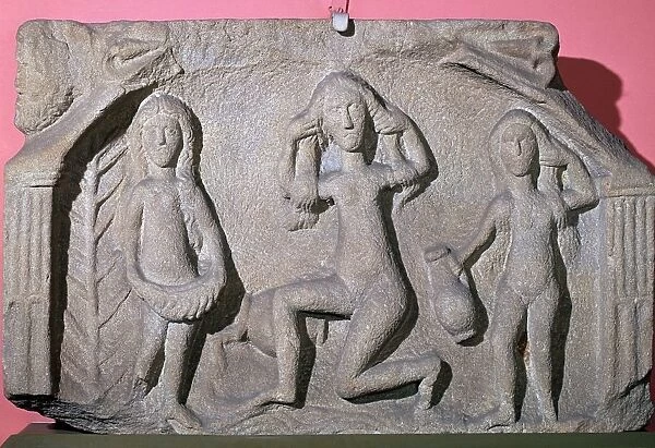 Relief of a Romano-British triple goddess, 3rd century