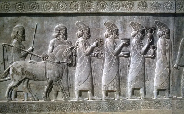 Framed Print : Relief of Syrians or Lydians, the Apadana, Persepolis, Iran Framed Print : Relief of Syrians or Lydians, the Apadana, Persepolis, Iran
