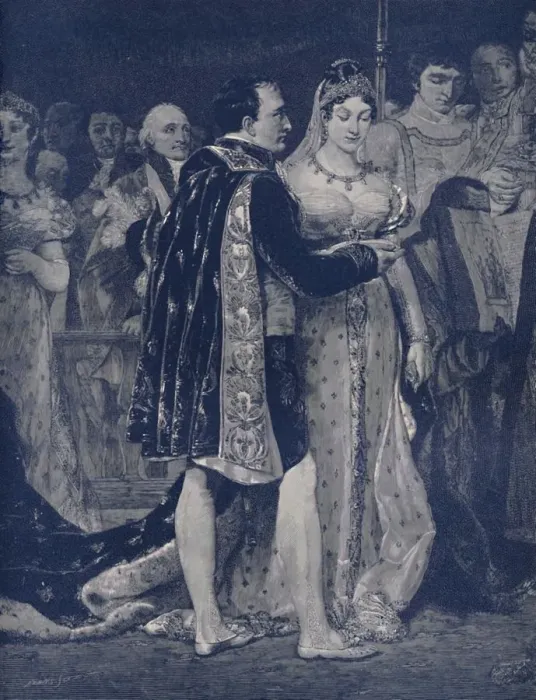 Framed Print : Detail from the Religious Marriage of Napoleon and Maria Louisa, 2 April 1810, (1896) Framed Print : Detail from the Religious Marriage of Napoleon and Maria Louisa, 2 April 1810, (1896)