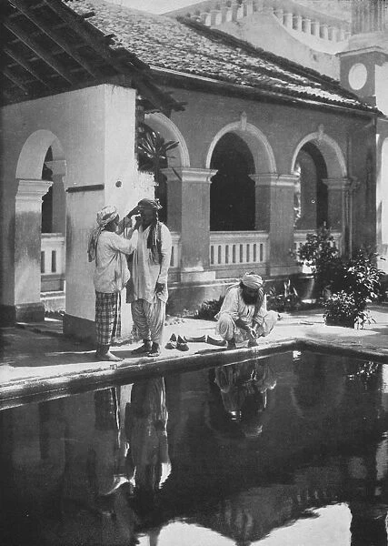 Religious Preparations at the Mosque, c1890, (1910). Artist: Alfred William Amandus Plate
