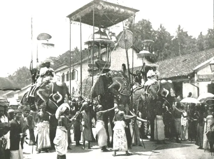 Framed Print : Religious procession, Colombo, Ceylon, 1895. Creator: Unknown Framed Print : Religious procession, Colombo, Ceylon, 1895. Creator: Unknown