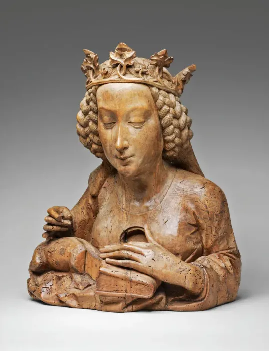 Framed Print : Reliquary Bust of Saint Margaret of Antioch, 1465 / 70. Creators: Nikolaus Gerhaert Framed Print : Reliquary Bust of Saint Margaret of Antioch, 1465 / 70. Creators: Nikolaus Gerhaert