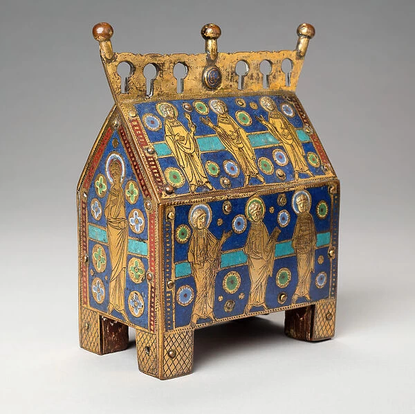 Reliquary Casket, Limoges, c. 1200. Creator: Unknown