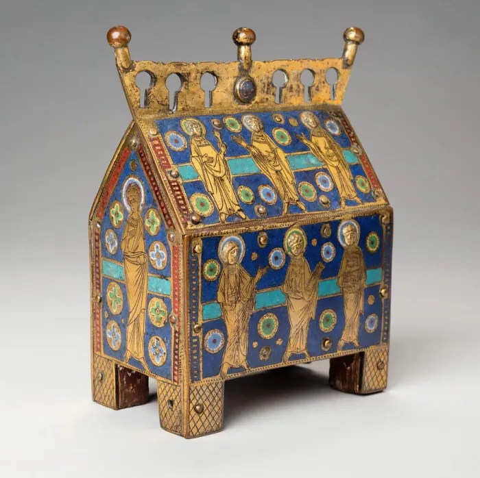 Framed Print : Reliquary Casket, Limoges, c. 1200. Creator: Unknown Framed Print : Reliquary Casket, Limoges, c. 1200. Creator: Unknown