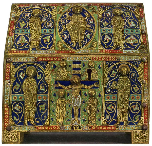Reliquary, champleve enamel on copper, 13th century, (1931)