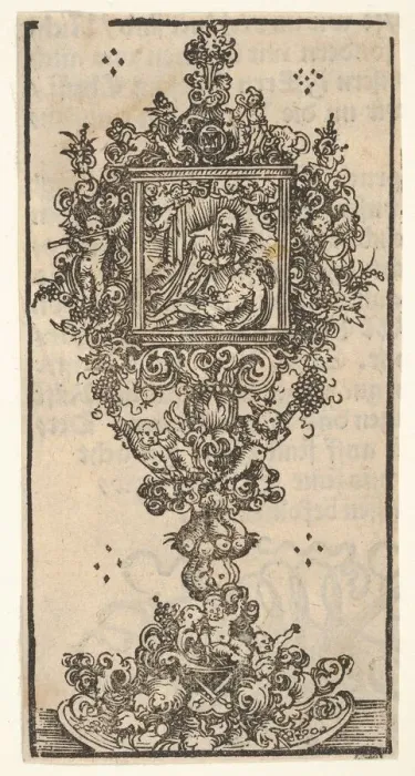 Framed Print : Reliquary with a Pieta, from the Large Series of Wittenberg Reliquaries, 1509 Framed Print : Reliquary with a Pieta, from the Large Series of Wittenberg Reliquaries, 1509