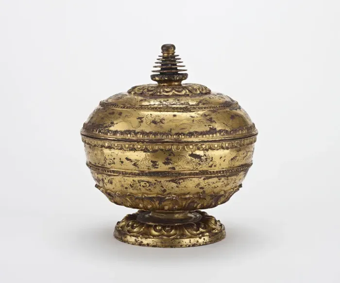 Framed Print : Reliquary with Stupa-Shaped Top, Tang dynasty, 7th century. Creator: Unknown Framed Print : Reliquary with Stupa-Shaped Top, Tang dynasty, 7th century. Creator: Unknown