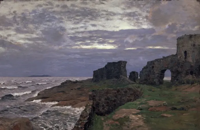 Framed Print : Remainders of the past. Twilight. Finland, 1897. Artist: Levitan, Isaak Ilyich (1860-1900) Framed Print : Remainders of the past. Twilight. Finland, 1897. Artist: Levitan, Isaak Ilyich (1860-1900)