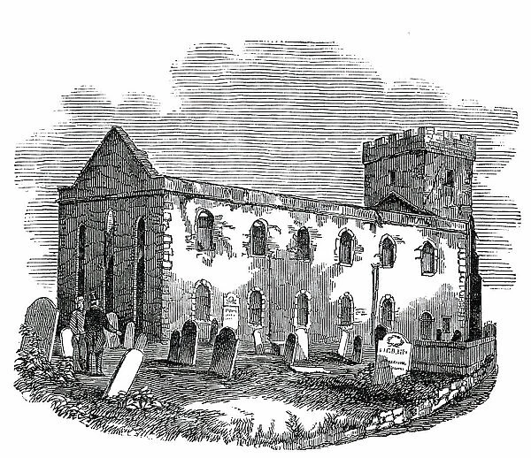 Remains of Cockermouth Church, 1850. Creator: Unknown