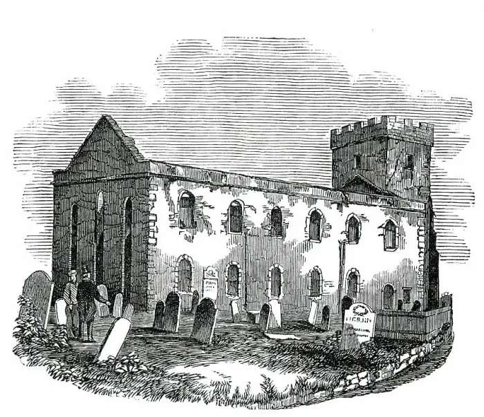 Framed Print : Remains of Cockermouth Church, 1850. Creator: Unknown Framed Print : Remains of Cockermouth Church, 1850. Creator: Unknown
