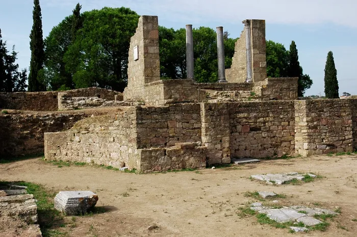 Framed Print : Remains of the Forum, Mirobriga, Alentejo region, Portugal, 1st-4th centuries (2008). Creator: Unknown Framed Print : Remains of the Forum, Mirobriga, Alentejo region, Portugal, 1st-4th centuries (2008). Creator: Unknown