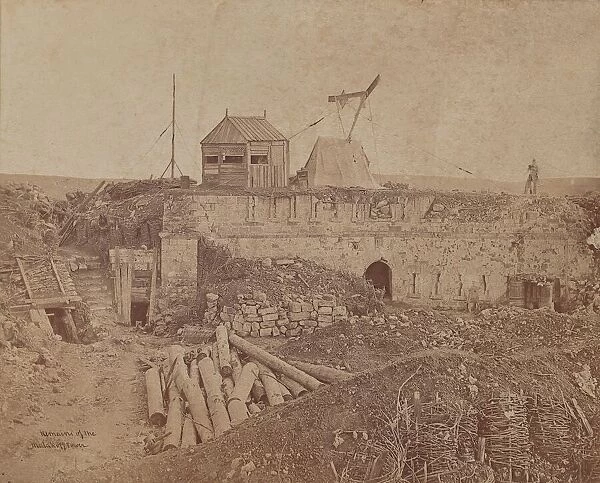 Remains of the Malakoff Tower, 1855-1856. Creator: James Robertson
