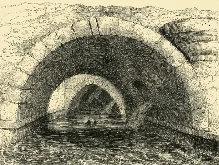 Framed Print : Remains of Old Holborn Bridge, (c1872). Creator: Unknown Framed Print : Remains of Old Holborn Bridge, (c1872). Creator: Unknown