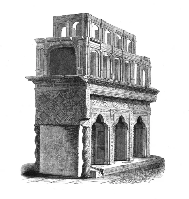 Framed Print : Remains of the Shrine of Edward the Confessor, Westminster Abbey, 1845 Framed Print : Remains of the Shrine of Edward the Confessor, Westminster Abbey, 1845