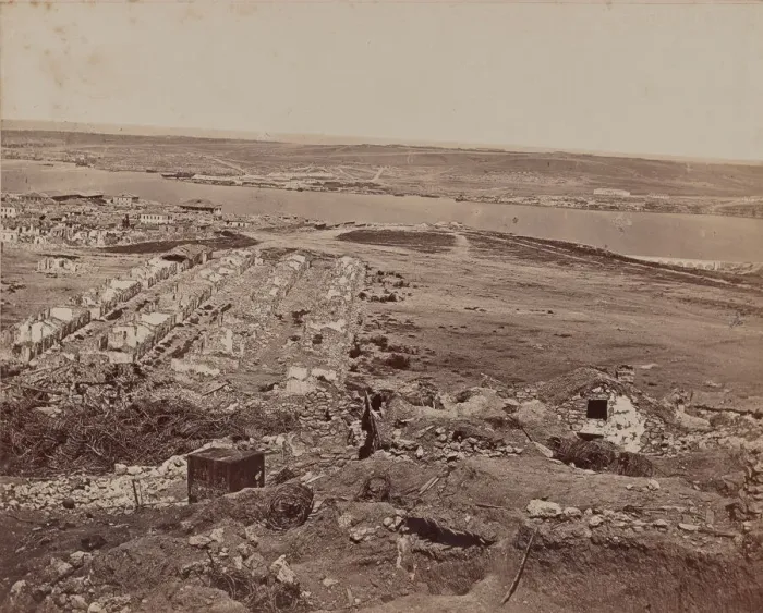 Framed Print : Remains of Stone Buildings, 1855-1856. Creator: James Robertson Framed Print : Remains of Stone Buildings, 1855-1856. Creator: James Robertson