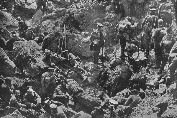 A remarkable war photograph, mined and captured by the British, 1915