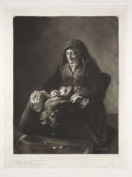 Rembrandts Mother, 19th-20th century. Creator: Samuel Arlent-Edwards (American, 1862-1938)
