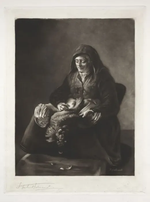 Framed Print : Rembrandts Mother, 19th-20th century. Creator: Samuel Arlent-Edwards (American, 1862-1938) Framed Print : Rembrandts Mother, 19th-20th century. Creator: Samuel Arlent-Edwards (American, 1862-1938)